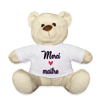 MEISTER. MEISTER. VIELEN DANK. DANKE, MEISTER. MEISTER - Teddy - Weiß - Vorne