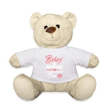 Botox is self-confidence that applies directly to the skin - Teddy Bear - white - Front