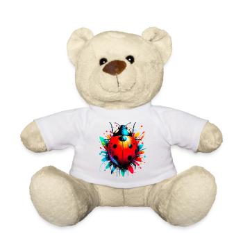 Marienkäfer - Teddy - Weiß - Vorne