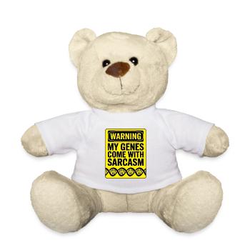 Sarkasmus Gene DNA Genetik - Teddy - Weiß - Vorne