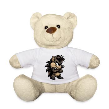 Bande dessinée hérisson - Nounours - blanc - Devant