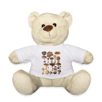 Fungi Collection Mushroom Variety Design - Nounours - blanc - Devant