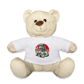 Craftsman Lizard with Wrench - Teddy Bear - white - Front