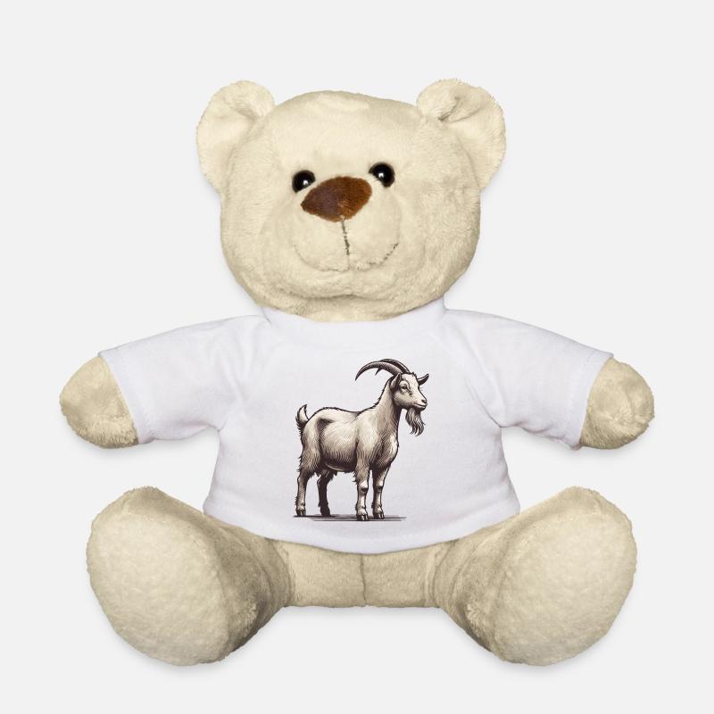 Ziege - Teddy - Weiß