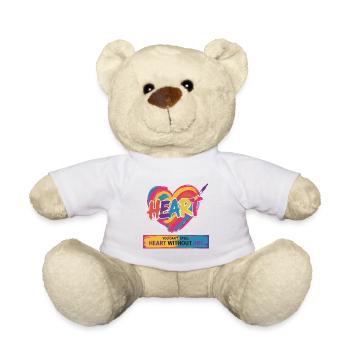 MAN KANN HERZ NICHT BUCHSTABIEREN - Teddy - Weiß - Vorne