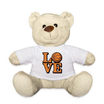Love Basketball - Teddy Bear - white - Front