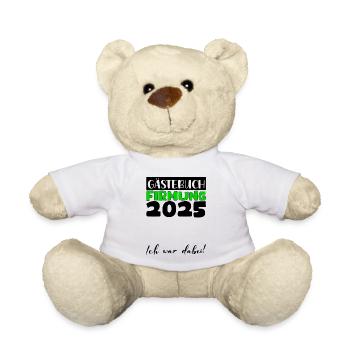 Confirmation 2025 livre d'or cadeau filles garçons - Nounours - blanc - Devant