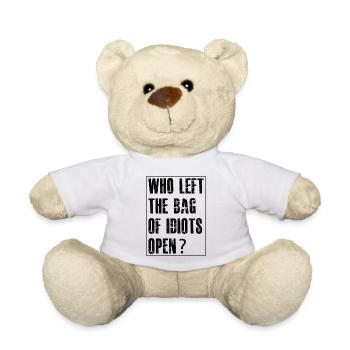 who left the bag - Teddy - Weiß - Vorne