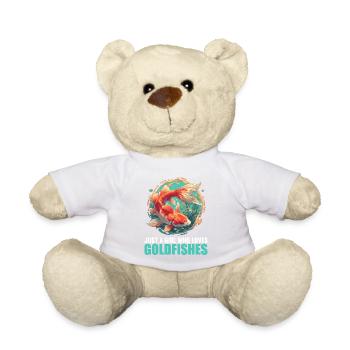 poisson rouge - Nounours - blanc - Devant