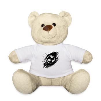 Soccer - Teddy Bear - white - Front