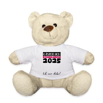 Livre d'Or Communion 2025 Cadeau Filles Garçons - Nounours - blanc - Devant
