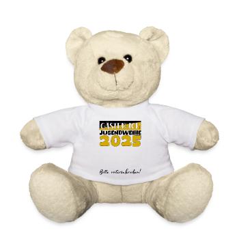 Consécration des jeunes 2025 Livre d'or Cadeau Filles Garçons - Nounours - blanc - Devant
