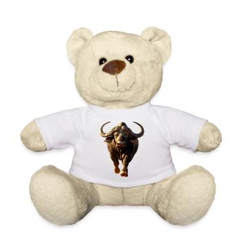 Buffalo Cape Buffalo Safari African Buffalo - Teddy Bear - white - Front
