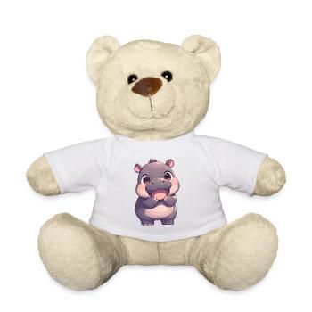 Hippopotame Hippopotame - Nounours - blanc - Devant