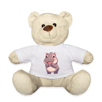Hippopotame Hippopotame - Nounours - blanc - Devant