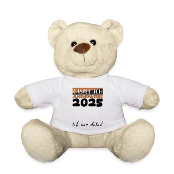 Jugendweihe 2025 Guestbook Gift Girls Boys - Teddy Bear - white - Front