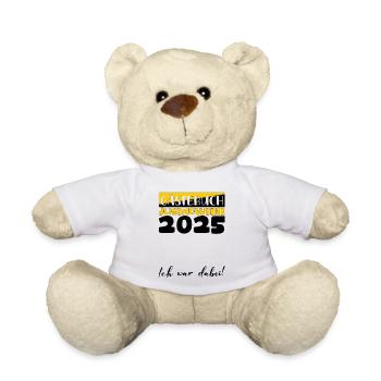 Jugendweihe 2025 Guestbook Gift Girls Boys - Teddy Bear - white - Front