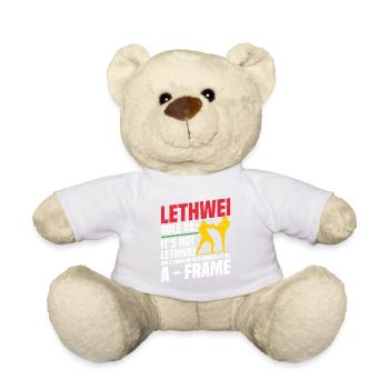 Lethwei is not a sport, but a lifestyle - Teddy Bear - white - Front