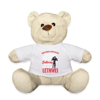 La sueur sèche, le sang coagule et le bleu - Nounours - blanc - Devant