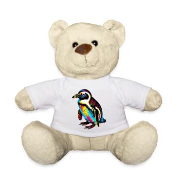 Penguin - Teddy Bear - white - Front