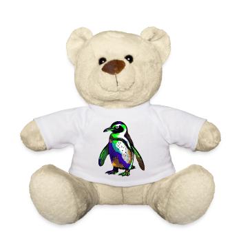 Penguin - Teddy Bear - white - Front