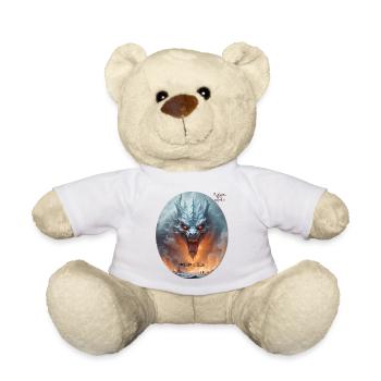 majestätischer mythischer Drache WING OF FIRES LEGEND - Teddy - Weiß - Vorne