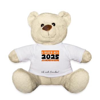 Jugendweihe 2025 Livre d’or Cadeau Filles Garçons - Nounours - blanc - Devant