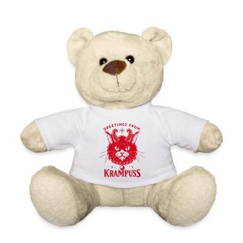Salutations du chat mystique Krampus Krampus - Nounours - blanc - Devant