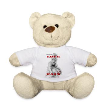 Love The Pain - Teddy Bear - white - Front