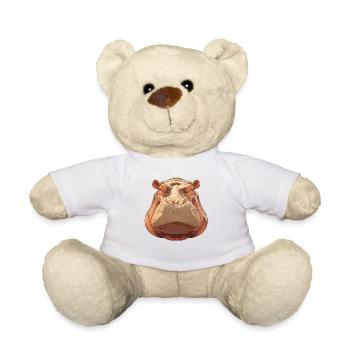 Hippopotame Hippopotame - Nounours - blanc - Devant