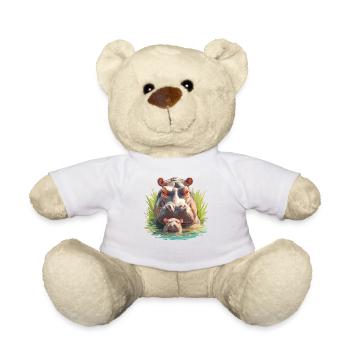 Hippopotame Hippopotame - Nounours - blanc - Devant
