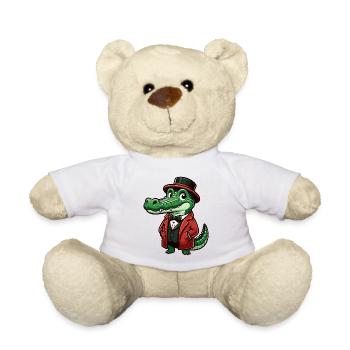 Crocodile Russe en Russe Crocodiles Russes - Nounours - blanc - Devant