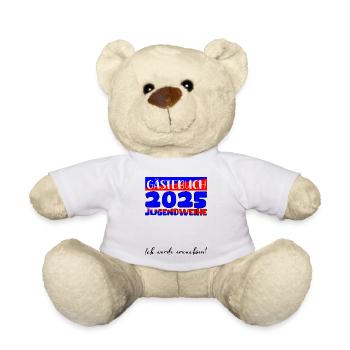 Jugendweihe 2025 Livre d’or Cadeau Filles Garçons - Nounours - blanc - Devant