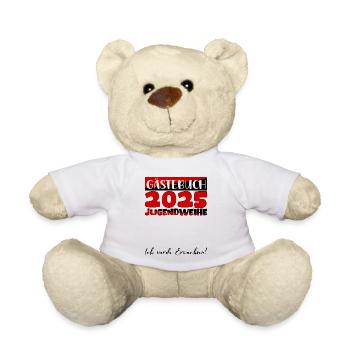 Jugendweihe 2025 Livre d’or Cadeau Filles Garçons - Nounours - blanc - Devant