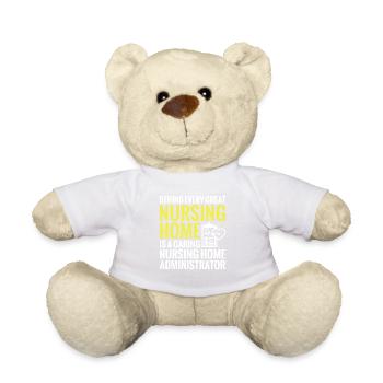 Derrière chaque grande maison de retraite se cache un - Nounours - blanc - Devant
