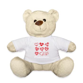 Montessori-lehrerin Ich Erhebe Mich, Indem Ich - Teddy - Weiß - Vorne