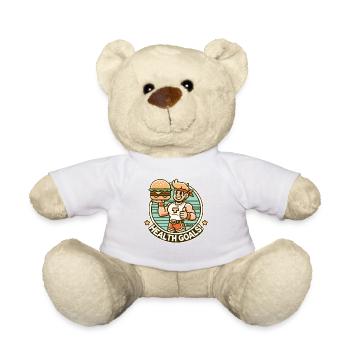Gesundheit, gesunder Fitness Burger - Teddy - Weiß - Vorne