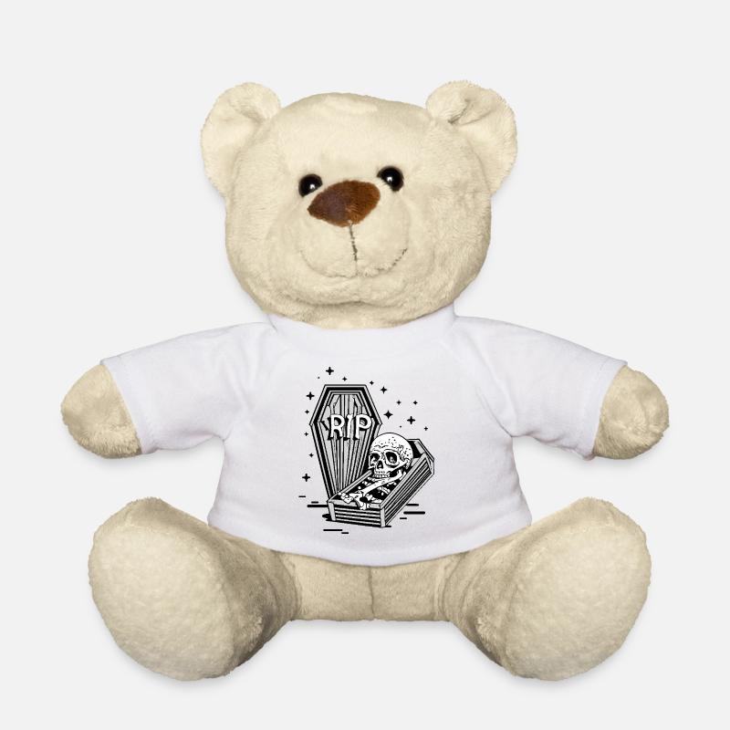 RIP - Teddy Bear - white