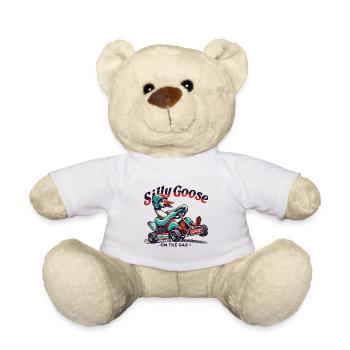 Plaisir du karting avec Silly Goose sur l’accélérateur - Nounours - blanc - Devant