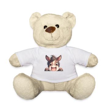 Pferde Pferd - Teddy - Weiß - Vorne
