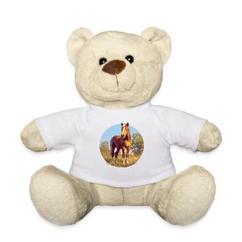 Pferde Pferd - Teddy - Weiß - Vorne