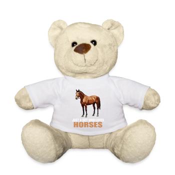 Pferde Pferd - Teddy - Weiß - Vorne