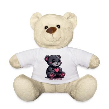JE T’AIME TELLEMENT TEDDYBEAR - Nounours - blanc - Devant
