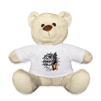 Proud Owner of a Border Collie - Teddy Bear - white - Front
