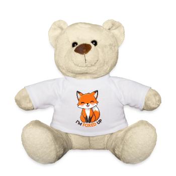 I'm Foxed Up - Süßer Cartoon Fuchs verspieltes Design - Teddy - Weiß - Vorne