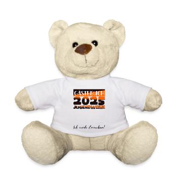 Jugendweihe 2025 Livre d’or Cadeau Filles Garçons - Nounours - blanc - Devant