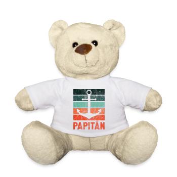 Nordstyle Papitän Ankerdesign N° 1 Ville - Nounours - blanc - Devant