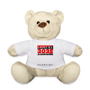 Jugendweihe 2025 Livre d’or Cadeau Filles Garçons - Nounours - blanc - Devant