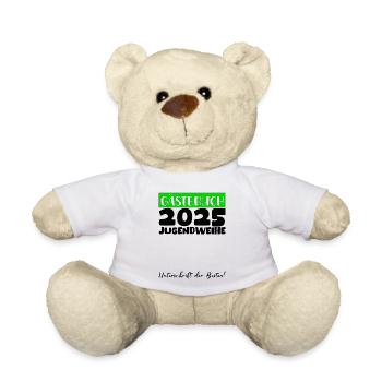 Jugendweihe 2025 Livre d’or Cadeau Filles Garçons - Nounours - blanc - Devant