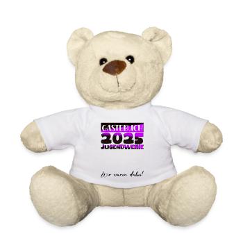 Jugendweihe 2025 Livre d’or Cadeau Filles Garçons - Nounours - blanc - Devant